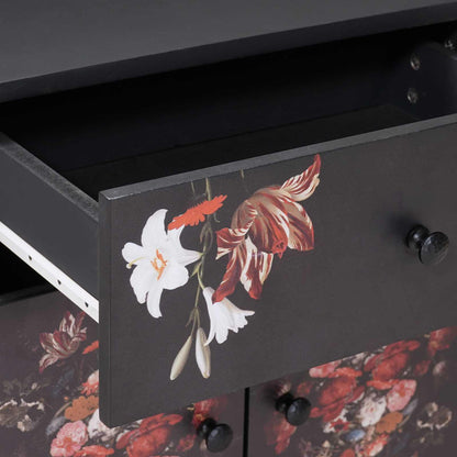 Bedside Table Multicolour 50 x 33 x 60 cm Solid Mango Wood