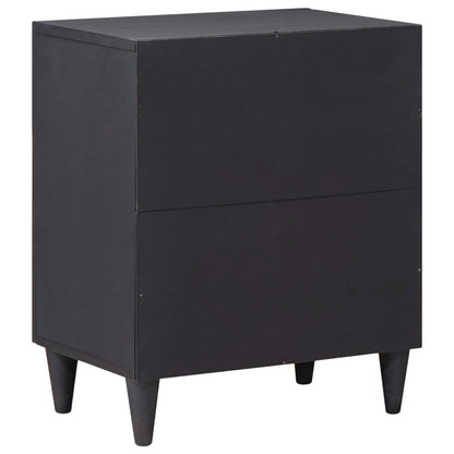 Bedside Table Multicolour 50 x 33 x 60 cm Solid Mango Wood