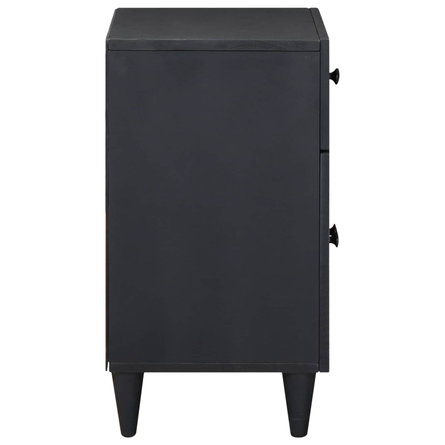 Bedside Table Multicolour 50 x 33 x 60 cm Solid Mango Wood