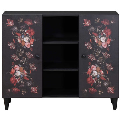 Storage Cabinets Multicolour 90 x 33.5 x 75 cm Solid Mango Wood