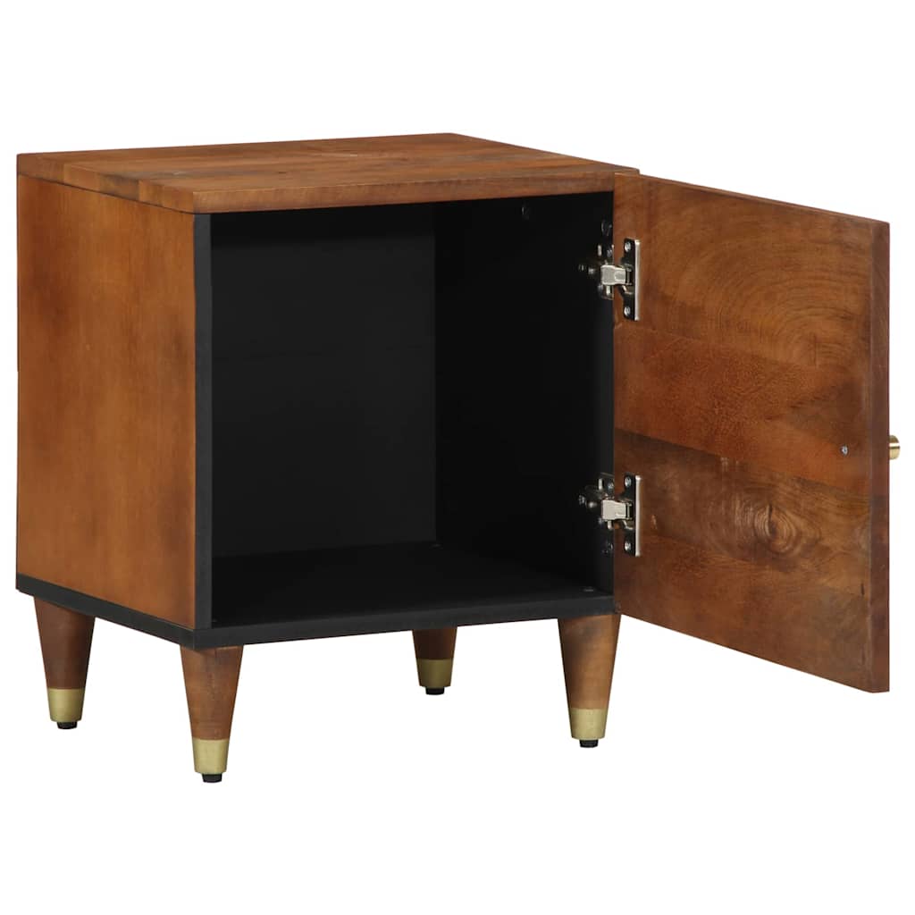 Bedside Cabinet with Door Honey Brown 40 x 33 x 46 cm