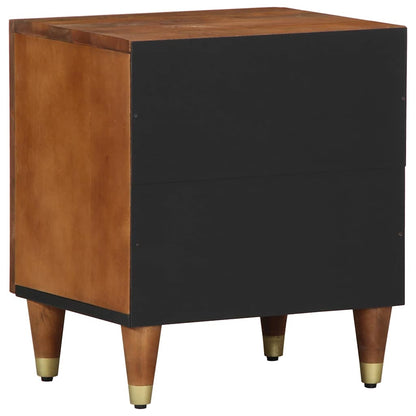 Bedside Cabinet with Door Honey Brown 40 x 33 x 46 cm