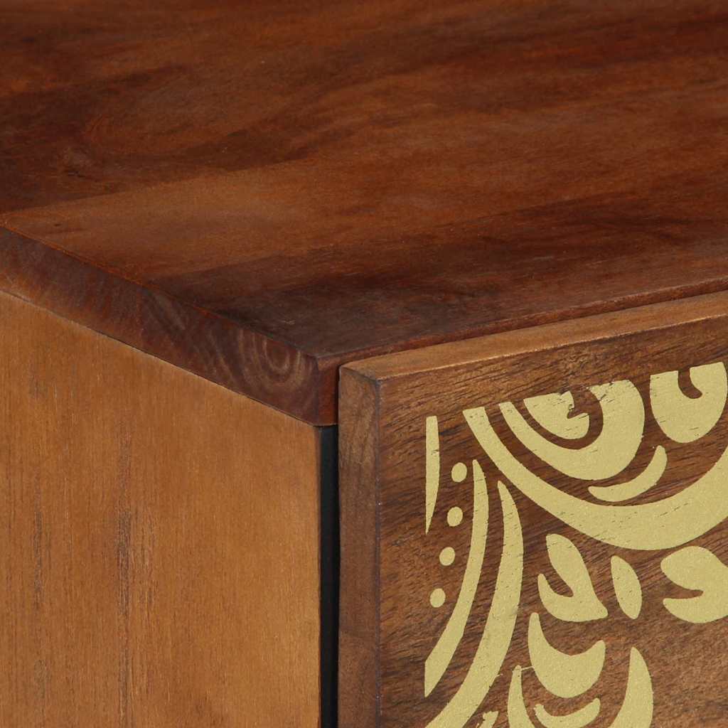 Bedside Cabinet with Drawer 2 pcs Honey Brown 40 x 33 x 46 cm