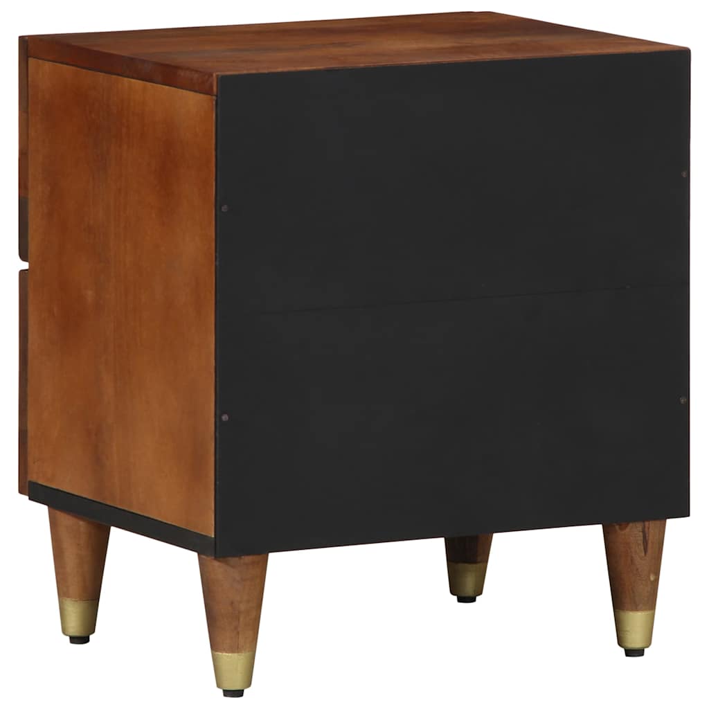 Bedside Cabinet with Drawer 2 pcs Honey Brown 40 x 33 x 46 cm