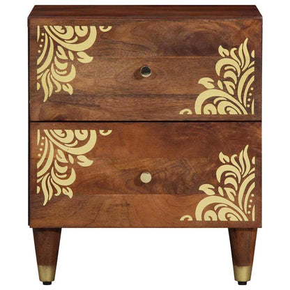 Bedside Cabinet with Drawer 2 pcs Honey Brown 40 x 33 x 46 cm