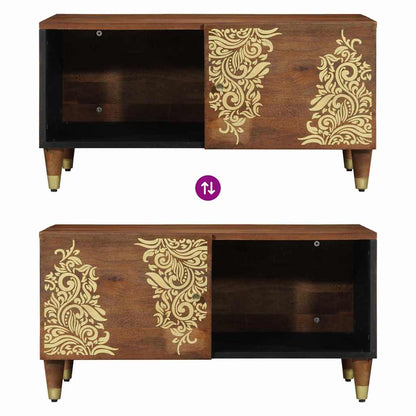 Coffee Table Honey Brown 80 x 50 x 40 cm Solid Mango Wood