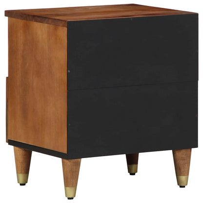 Bedside Cabinet Honey Brown 40 x 33 x 46 cm Solid Mango Wood