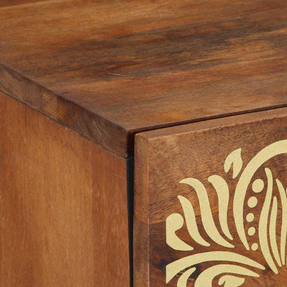 Bedside Cabinet with Door Honey Brown 50 x 33 x 60 cm