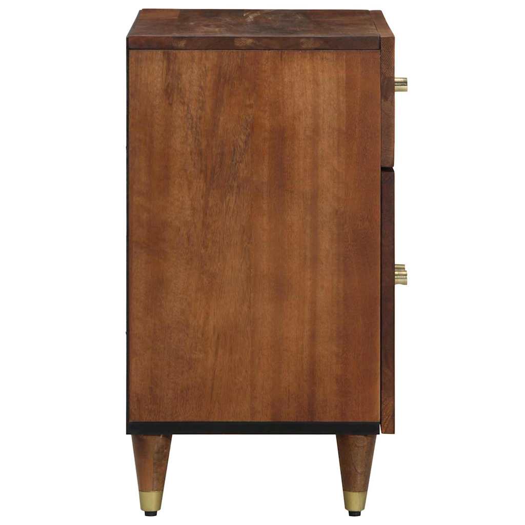 Bedside Cabinet with Door Honey Brown 50 x 33 x 60 cm