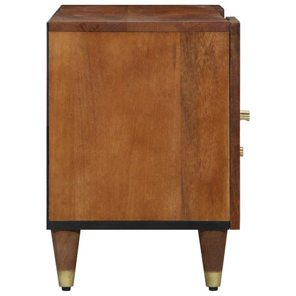TV Cabinet Honey Brown 105 x 33 x 46 cm Solid Mango Wood