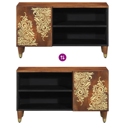 TV Cabinet Honey Brown 80 x 33 x 46 cm Solid Mango Wood