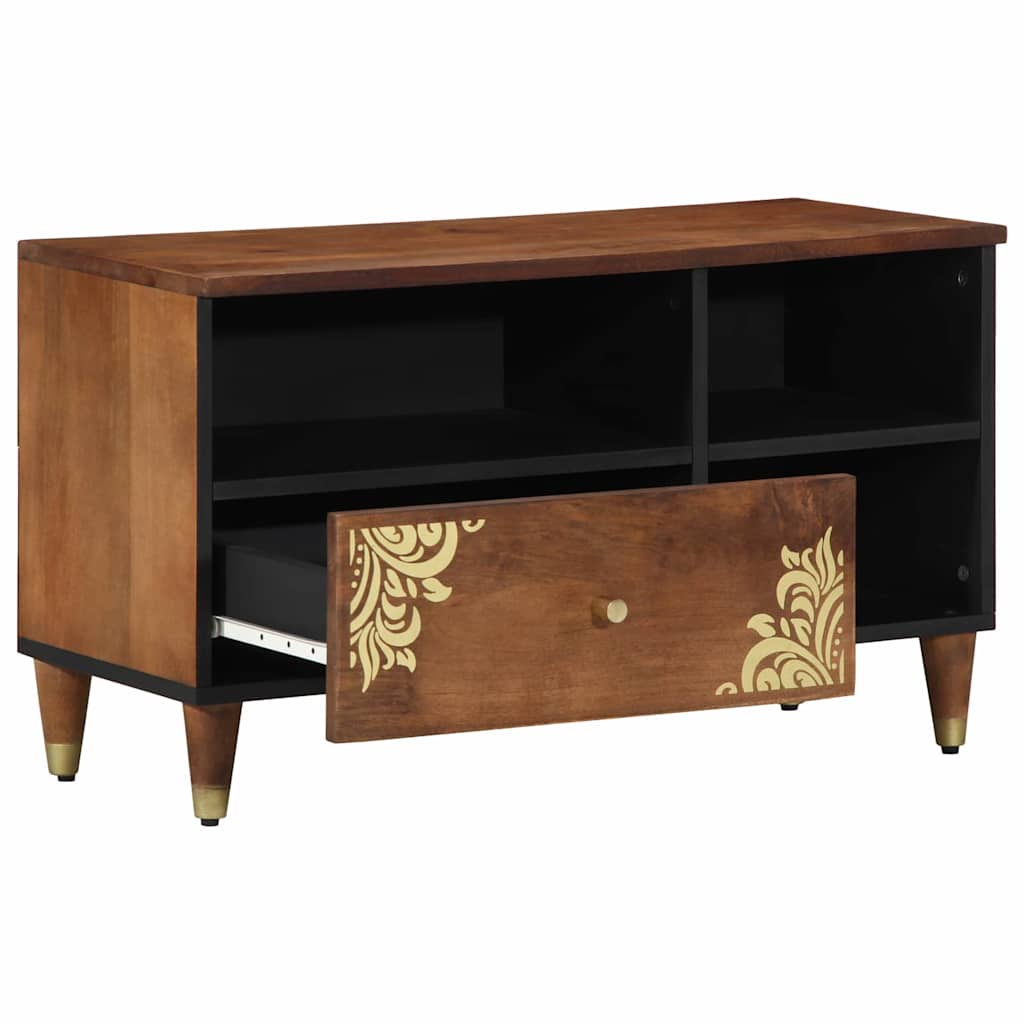 TV Cabinet Honey Brown 80 x 33 x 46 cm Solid Mango Wood