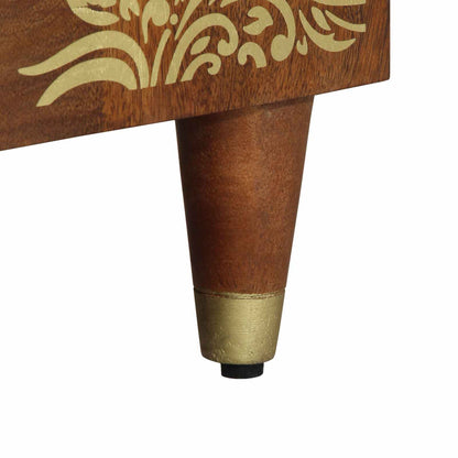 Sink cabinet Honey Brown 62 x 33 x 58 cm Solid Mango Wood