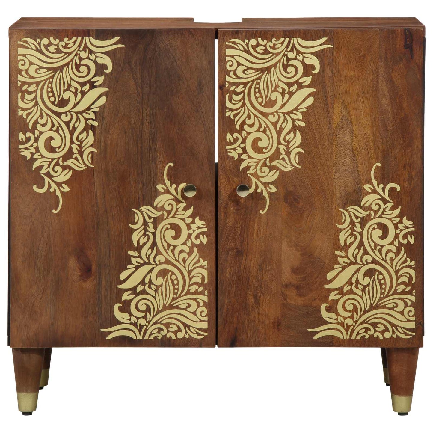 Sink cabinet Honey Brown 62 x 33 x 58 cm Solid Mango Wood