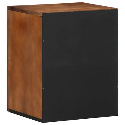 Wall Cabinet Honey Brown 38 x 33 x 48 cm Solid Mango Wood
