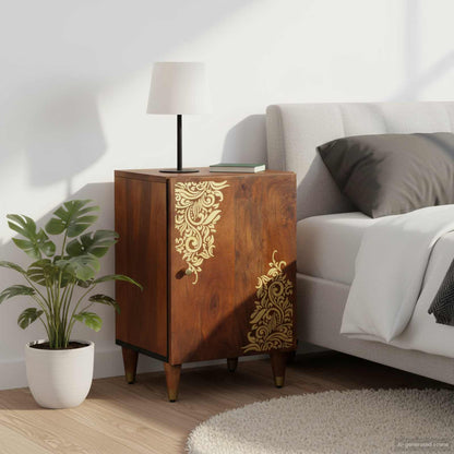 Bathroom Cabinet Honey Brown 38 x 33 x 58 cm Solid Mango Wood