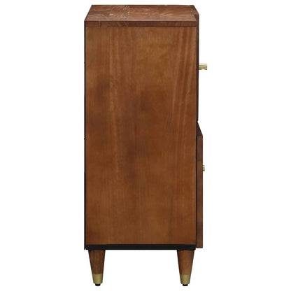 Sideboard with Shelf Brown 80 x 33 x 75 cm Solid Mango Wood