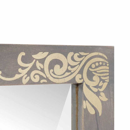 Bathroom Mirror with Mirror Grey 70 x 50 x 2.5 cm