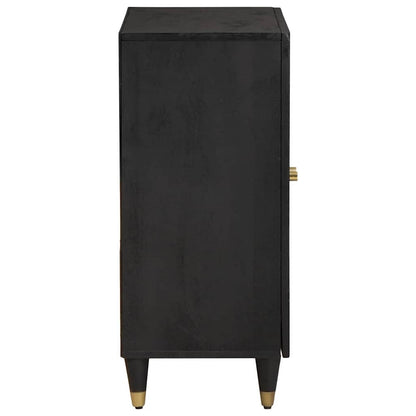 Sideboard Black 60 x 33 x 75 cm Solid Mango Wood