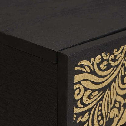 Coffee Table Black 100 x 54 x 40 cm Solid Mango Wood