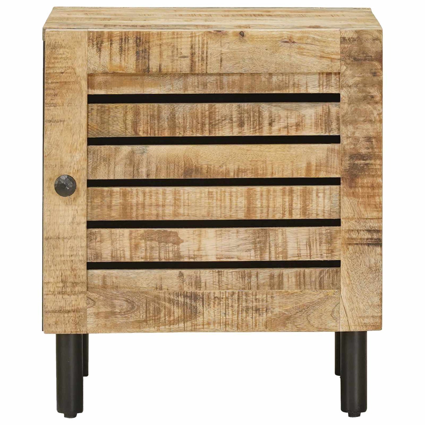 Bedside Table Natural 40 x 33 x 46 cm Solid Mango Wood