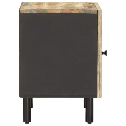 Bedside Table Natural 40 x 33 x 46 cm Solid Mango Wood