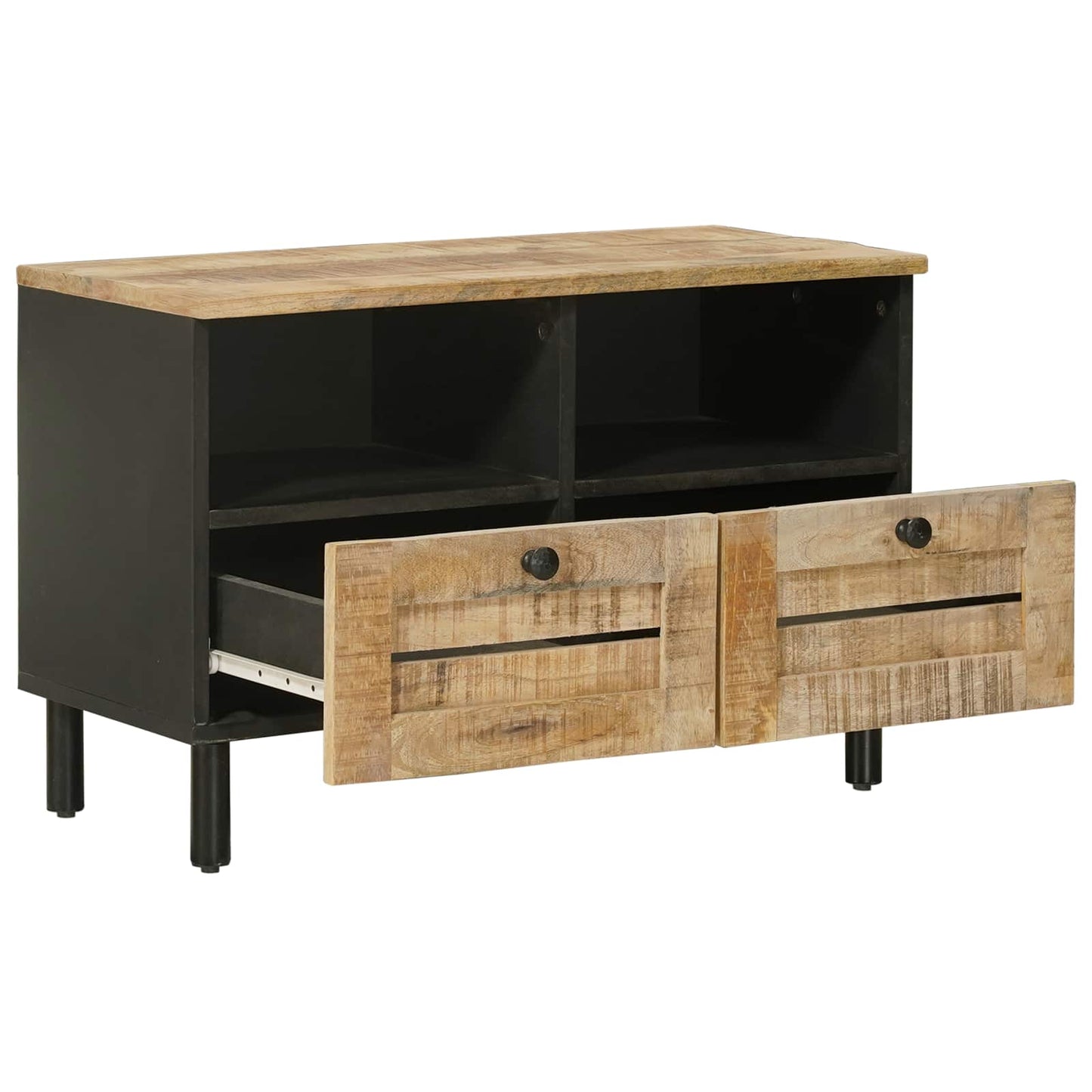 Storage Cabinets Natural 70 x 33 x 46 cm Solid Mango Wood