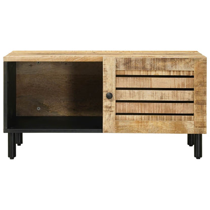 Coffee Table Natural 80 x 50 x 40 cm Solid Mango Wood