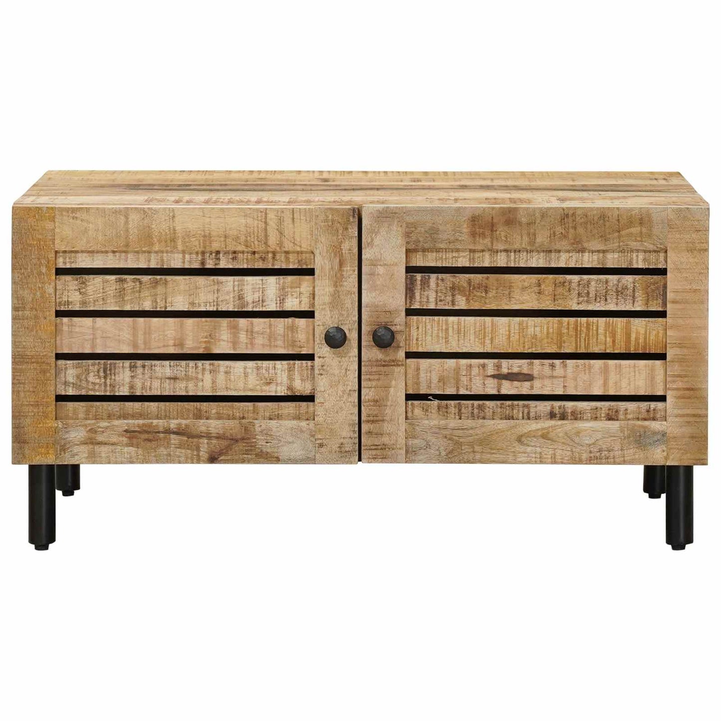 Coffee Table Natural 80 x 50 x 40 cm Solid Mango Wood