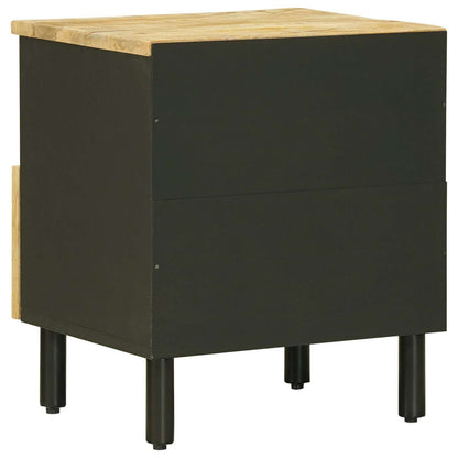 Bedside Table Natural 40 x 33 x 46 cm Solid Mango Wood