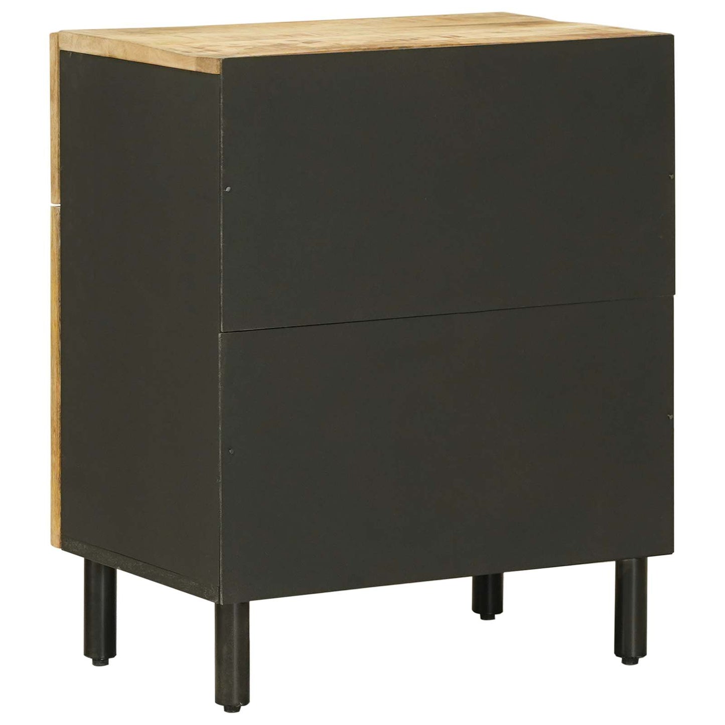 Bedside Table Natural 50 x 33 x 60 cm Solid Mango Wood