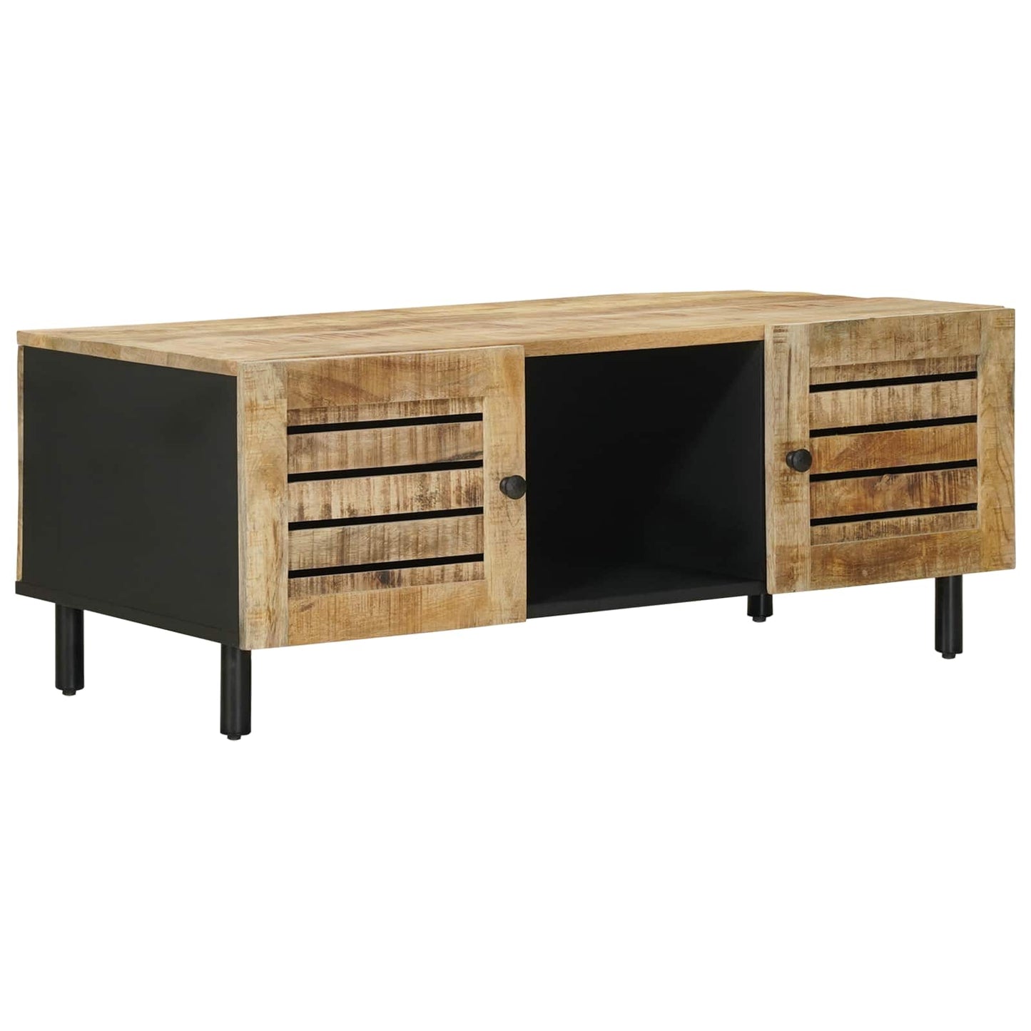 Coffee Table Natural 100 x 54 x 40 cm Solid Mango Wood