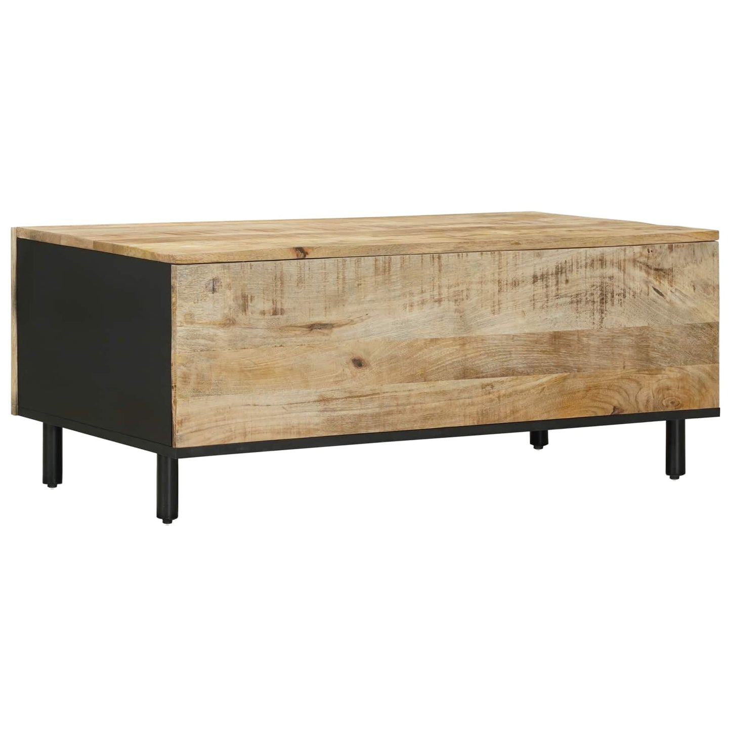 Coffee Table Natural 100 x 54 x 40 cm Solid Mango Wood