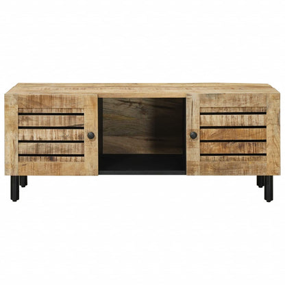 Coffee Table Natural 100 x 54 x 40 cm Solid Mango Wood