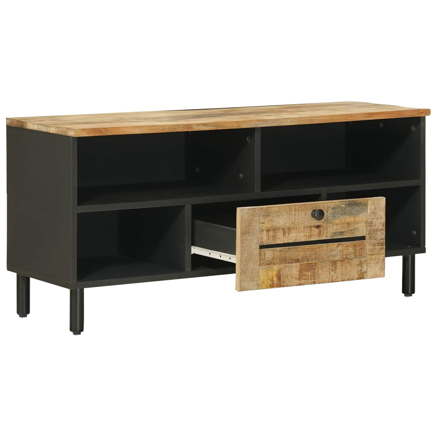 Storage Cabinets Natural 100 x 33 x 46 cm Solid Mango Wood
