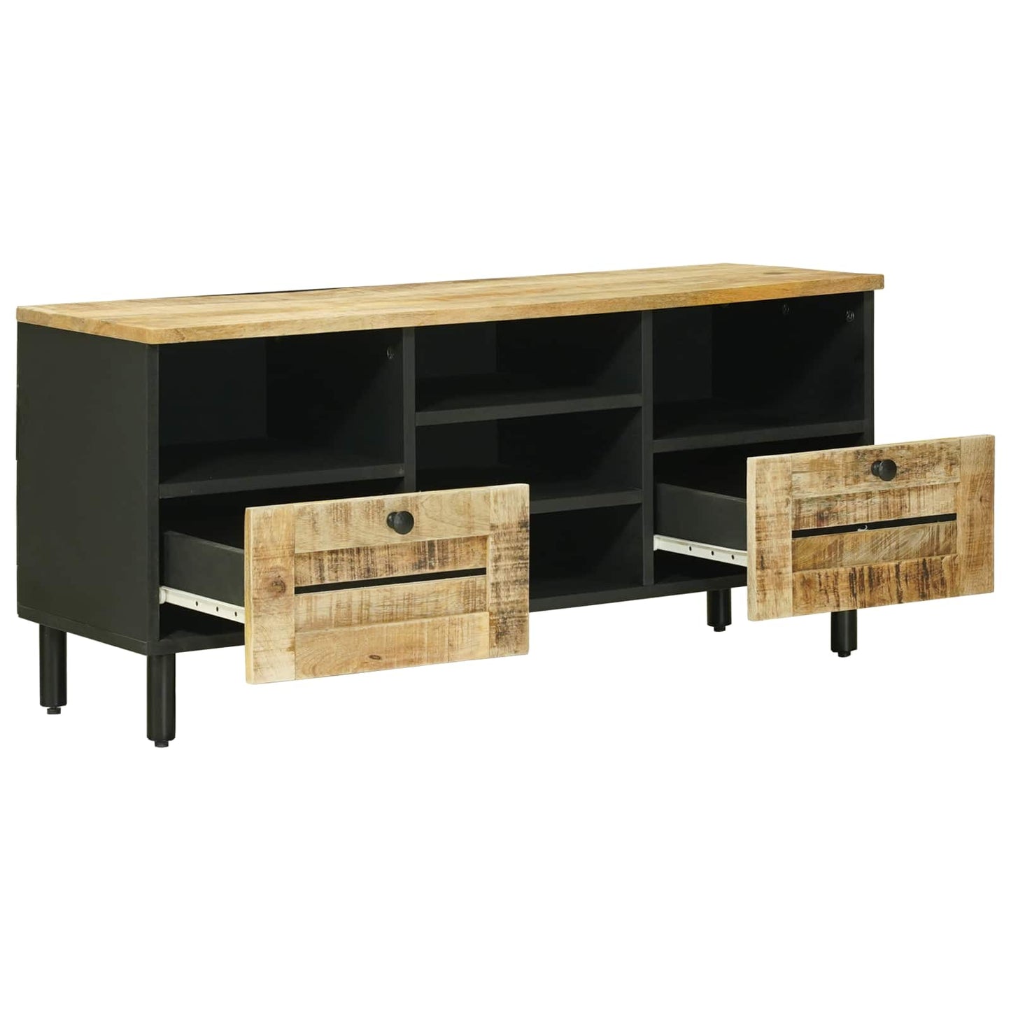 Storage Cabinets Natural 100 x 33 x 46 cm Solid Mango Wood