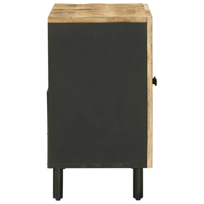 Sink cabinet Brown and Black 62 x 33 x 58 cm Solid Mango Wood