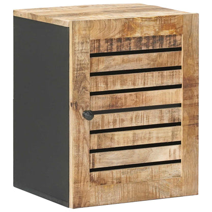 Hanging Cabinet with Storage Brown and Black 38 x 33.5 x 48 cm
