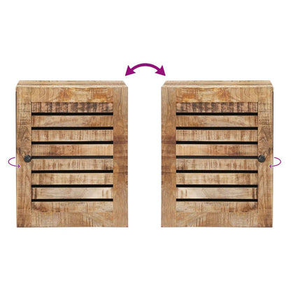 Hanging Cabinet with Storage Brown and Black 38 x 33.5 x 48 cm