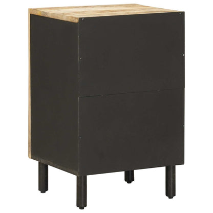 Bathroom Cabinet with Storage Brown and Black 38 x 33.5 x 58 cm