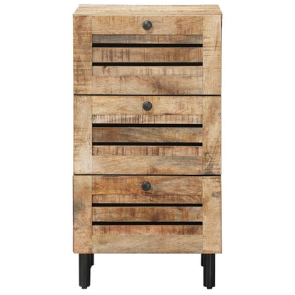 Storage Cabinets Natural 40 x 33 x 75 cm Solid Mango Wood