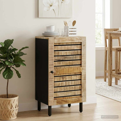Storage Cabinets Natural 40 x 33 x 75cm Solid Mango Wood