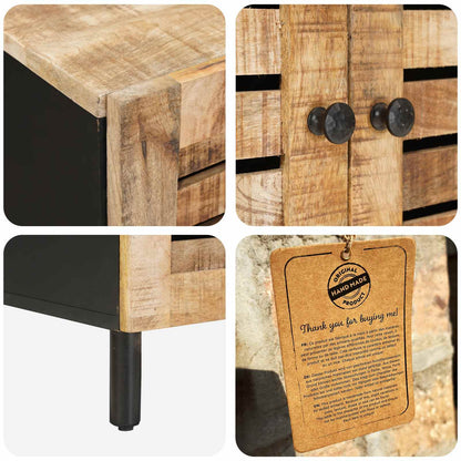 Storage Cabinets Natural 60 x 33 x 75 cm Solid Mango Wood
