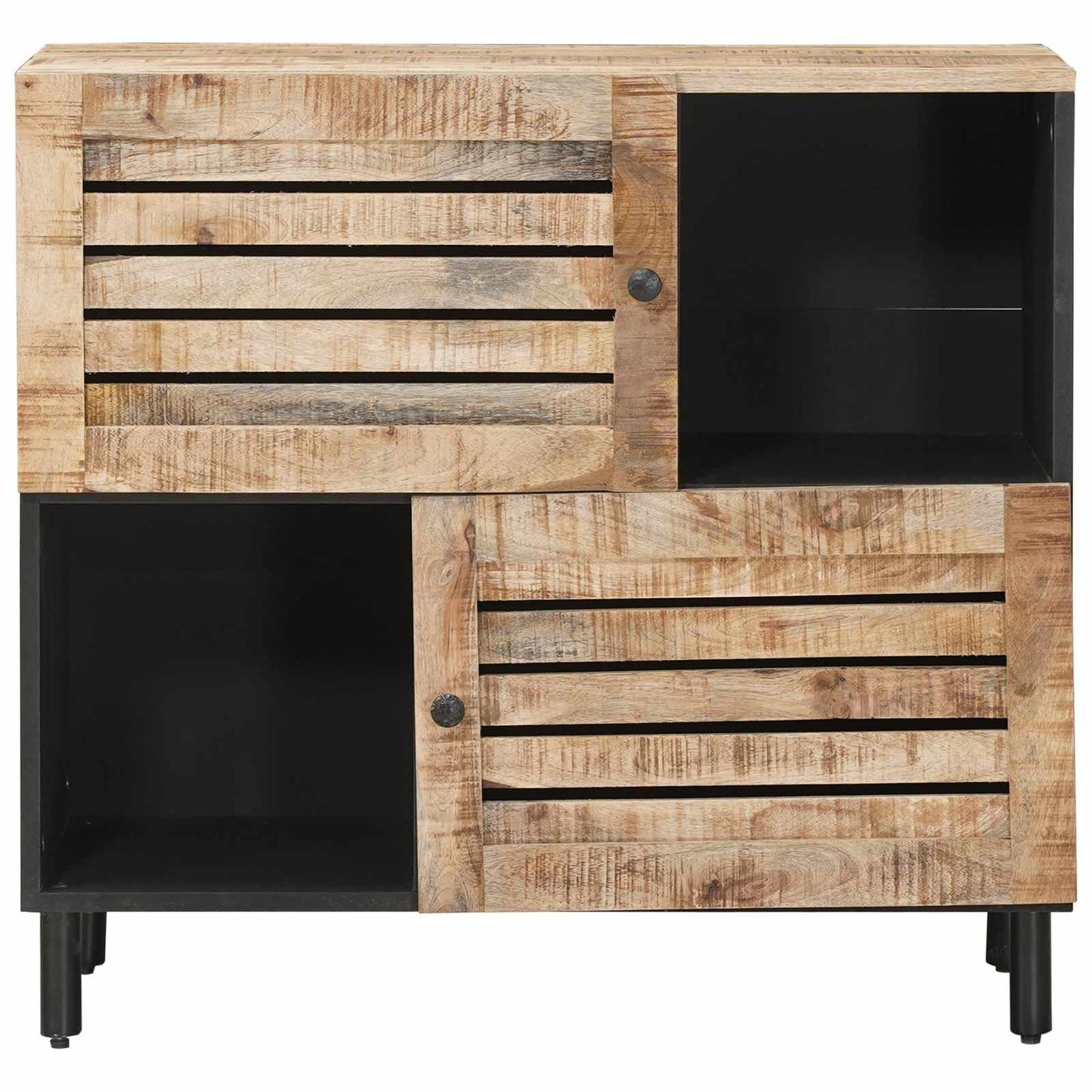 Storage Cabinets Brown 80 x 33.5 x 75 cm Solid Mango Wood