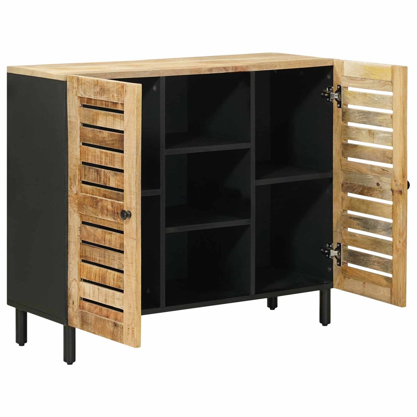 Storage Cabinets Natural 90 x 33 x 75 cm Solid Mango Wood