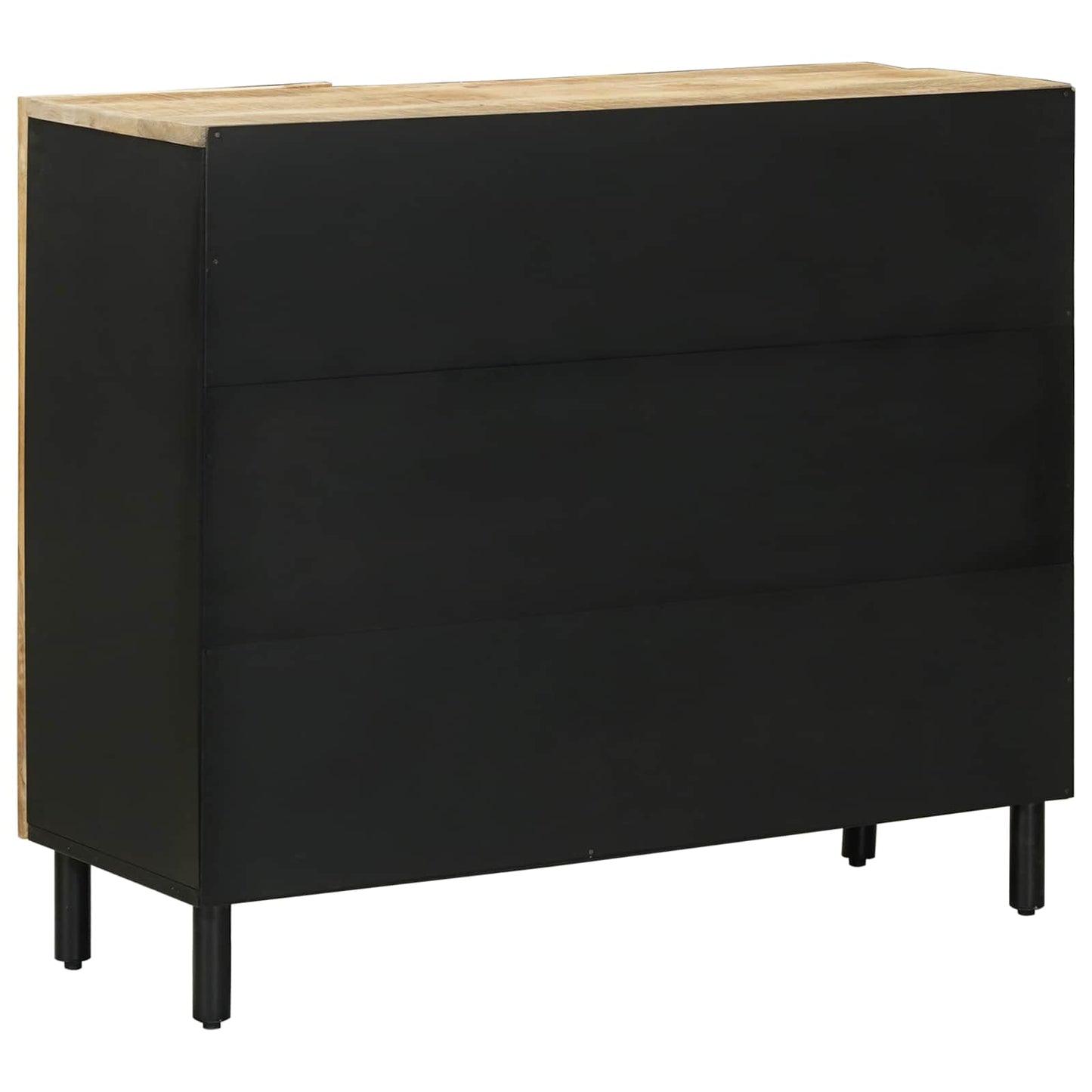 Storage Cabinets Natural 90 x 33 x 75 cm Solid Mango Wood