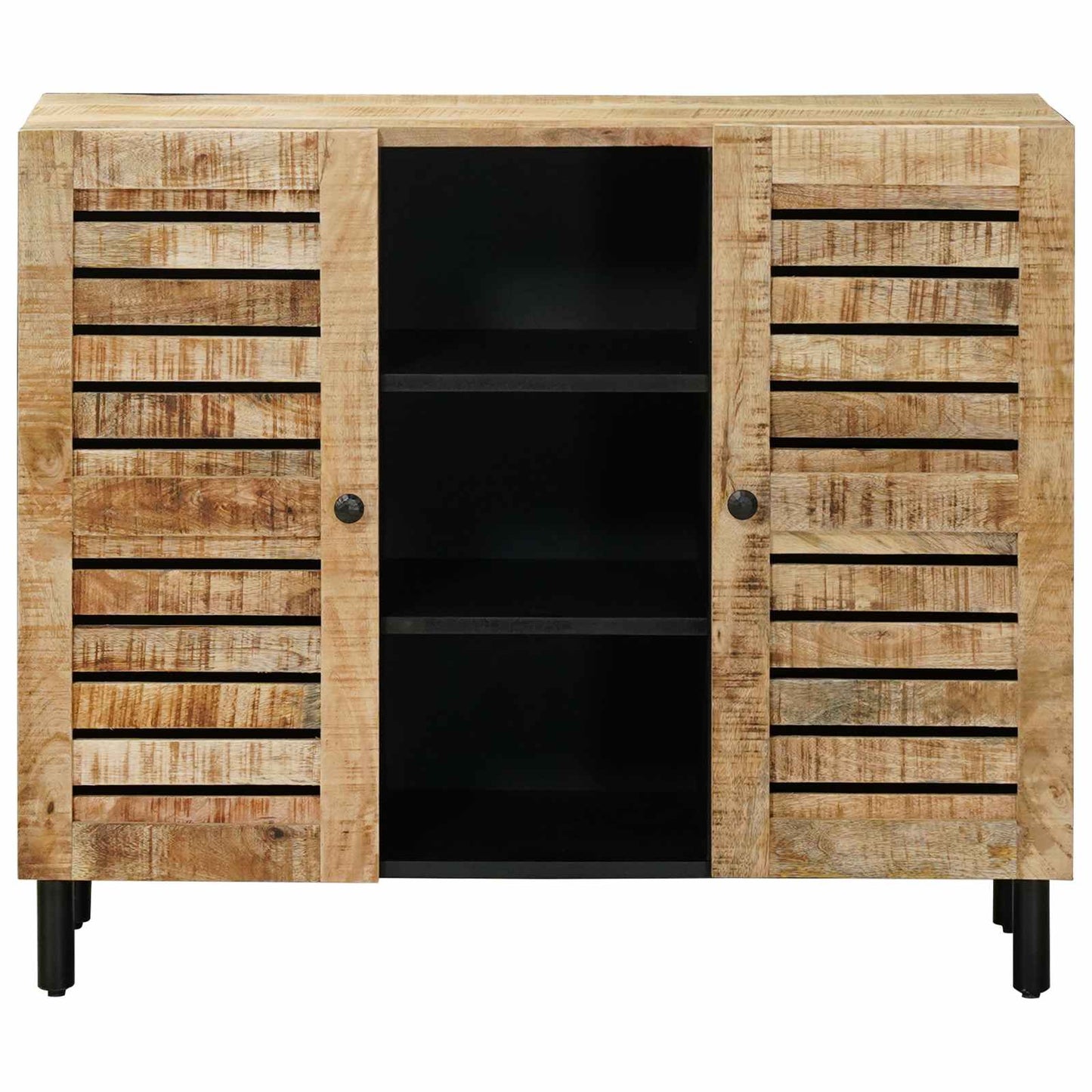 Storage Cabinets Natural 90 x 33 x 75 cm Solid Mango Wood