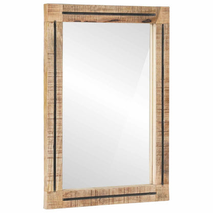Mirror Wall-mounted Brown and Black 70 x 50 x 3 cm Glass