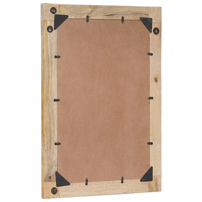 Mirror Wall-mounted Brown and Black 70 x 50 x 3 cm Glass