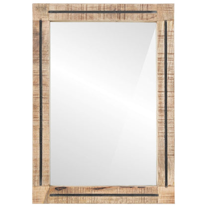 Mirror Wall-mounted Brown and Black 70 x 50 x 3 cm Glass